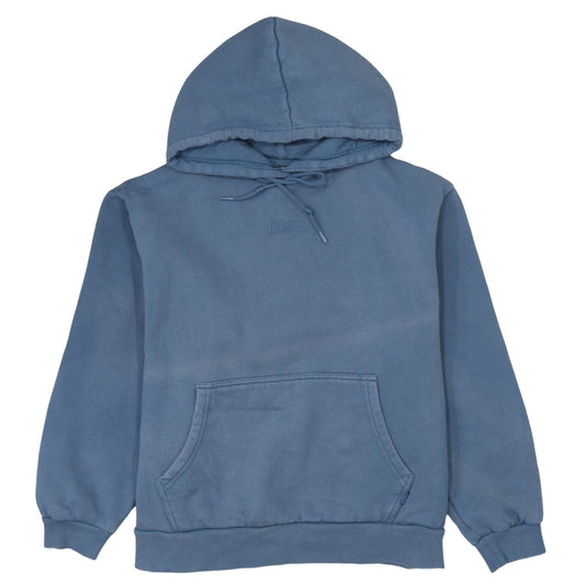 Diesel Men’s Blue Pullover Hoodie Size S Cotton Blend Fleece