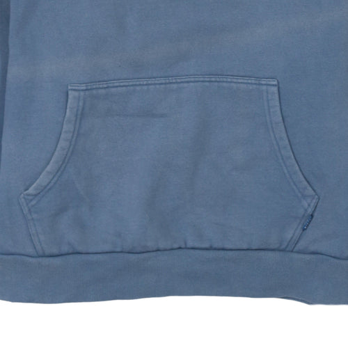 Diesel Men’s Blue Pullover Hoodie Size S Cotton Blend Fleece