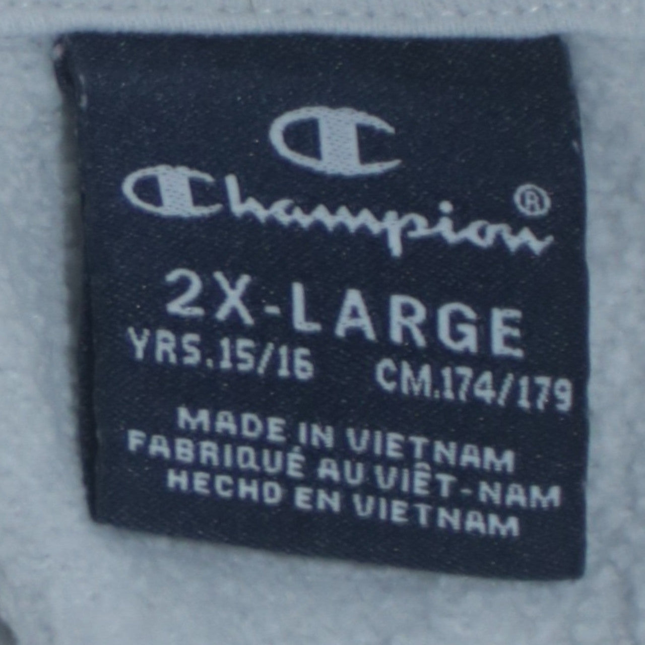 Champion Boys White Pullover Hoodie 15-16 Years Regular Fit Fleece