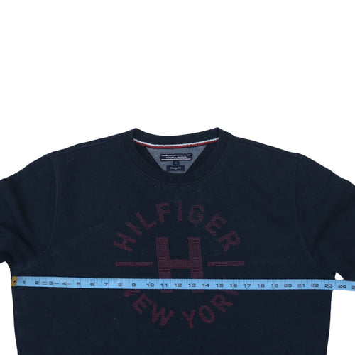Tommy Hilfiger Men Blue XL Vintage Fit Logo Sweatshirt