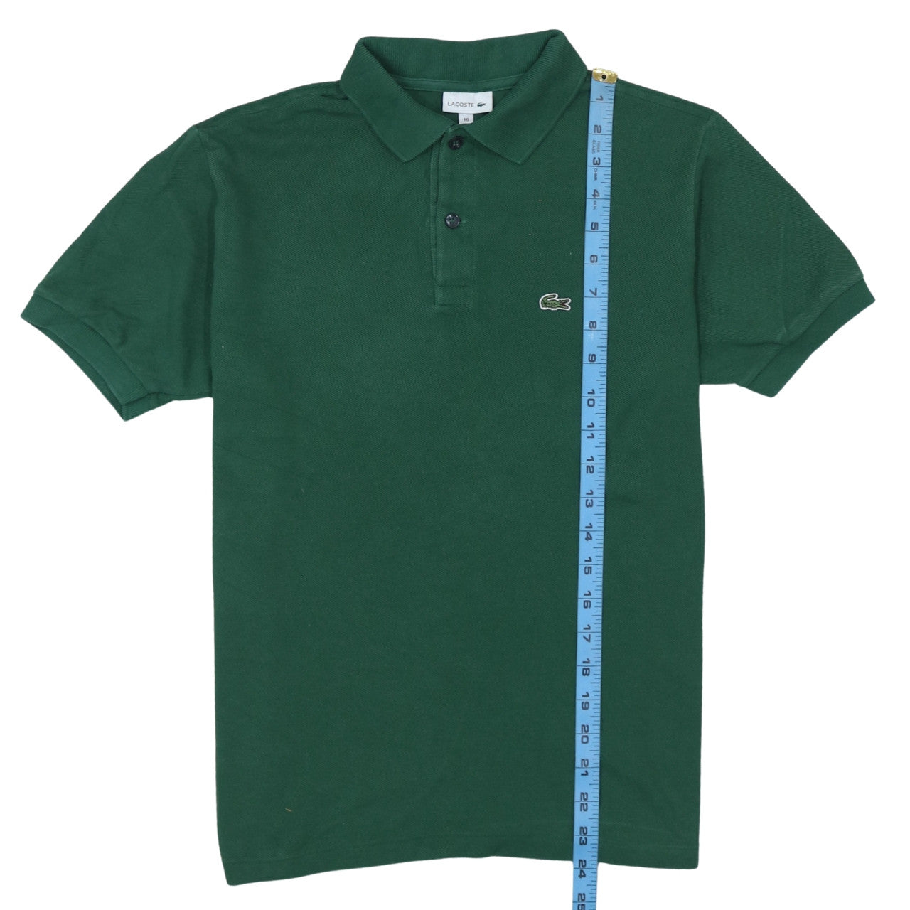 Lacoste Men’s Green Regular Fit Short Sleeve Polo Shirt Size L
