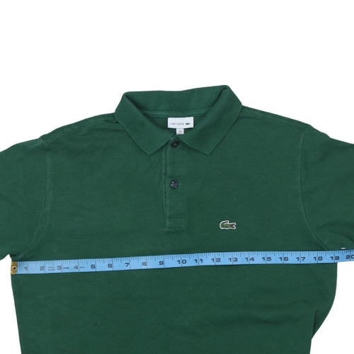 Lacoste Men’s Green Regular Fit Short Sleeve Polo Shirt Size L