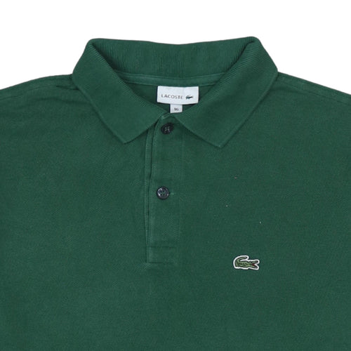 Lacoste Men’s Green Regular Fit Short Sleeve Polo Shirt Size L