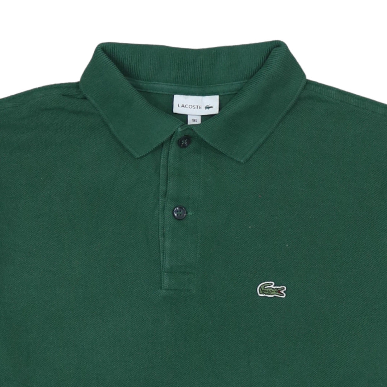 Lacoste Men’s Green Regular Fit Short Sleeve Polo Shirt Size L