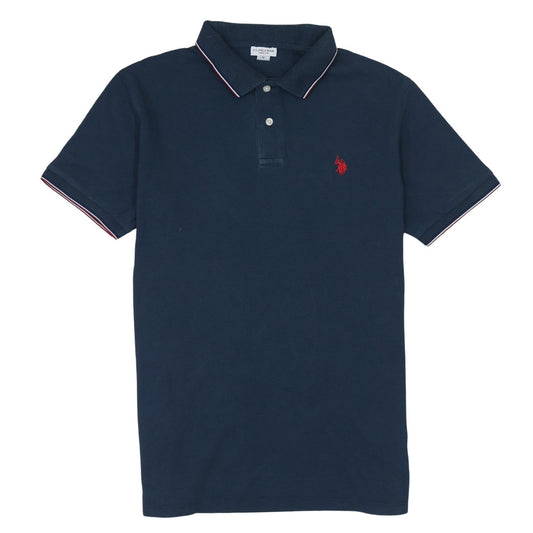 U.S. Polo Assn. Men's Blue XL Short Sleeve Cotton Polo Shirt