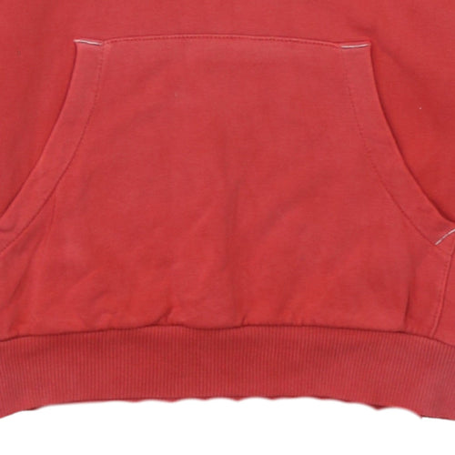 PUMA Teens Red Pullover Hoodie Sweatshirt Size 12 Logo Graphic