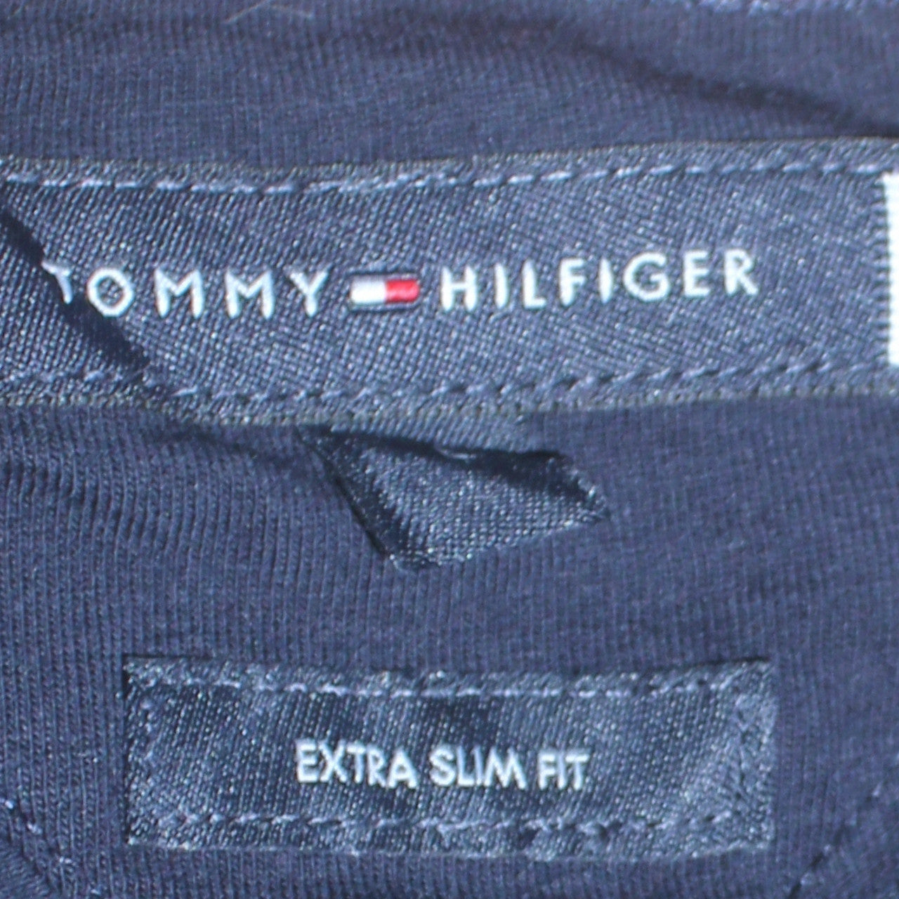 Tommy Hilfiger Men Blue Long Sleeve Extra Slim Fit Cotton T-Shirt M