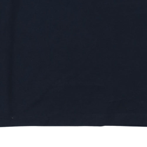Tommy Hilfiger Men Blue Long Sleeve Extra Slim Fit Cotton T-Shirt M