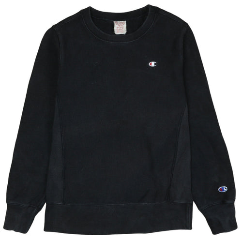 Champion Men’s Black Reverse Weave Crew Neck Sweatshirt Medium