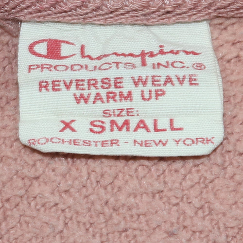 Champion Men's Pink Reverse Weave XS Pullover Sweatshirt