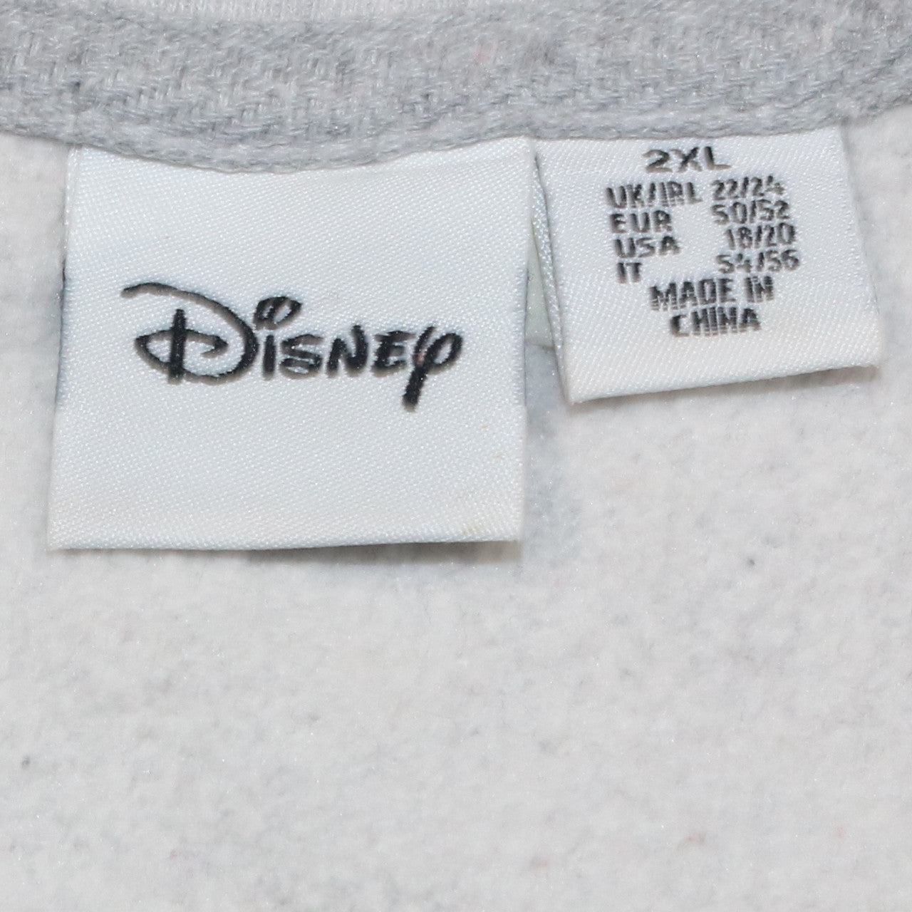 Disney Women’s Grey Minnie Mouse Pullover Sweatshirt 2XL