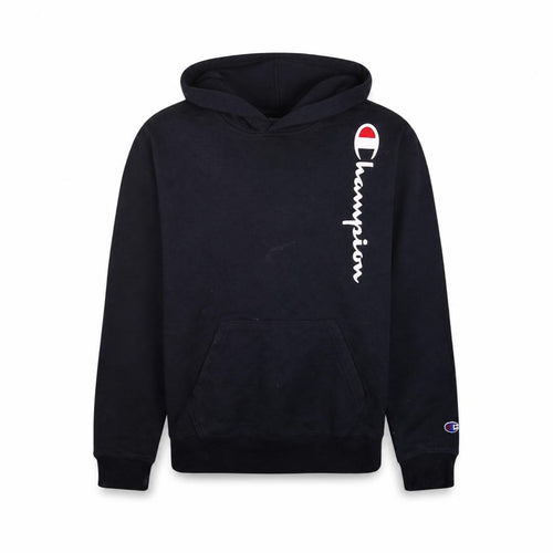 Champion Mens Blue XL Pullover Hoodie Logo Fleece Sweatshirt