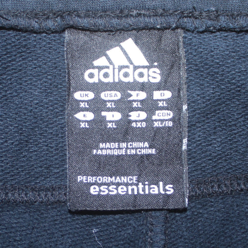 Adidas Mens Black XL Essentials Track Pants Straight Leg Activewear