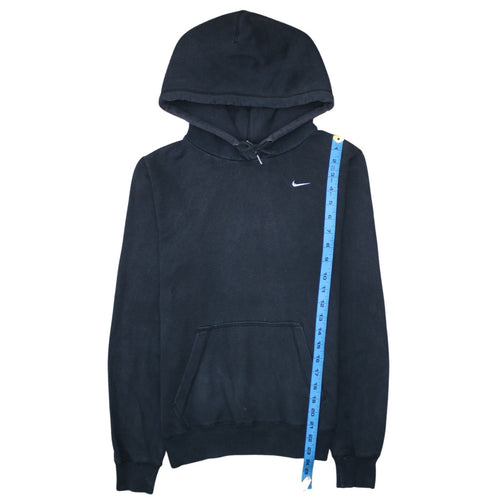 Nike Men’s Black Pullover Hoodie S Logo Fleece Sweatshirt