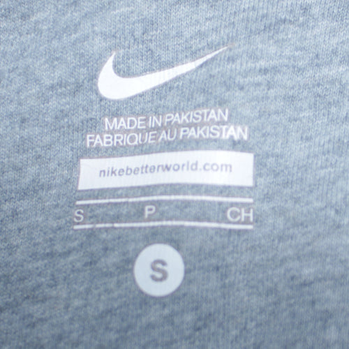 Nike Men’s Black Pullover Hoodie S Logo Fleece Sweatshirt