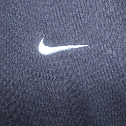 Nike Men’s Black Pullover Hoodie S Logo Fleece Sweatshirt