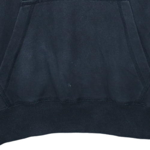 Nike Men’s Black Pullover Hoodie S Logo Fleece Sweatshirt