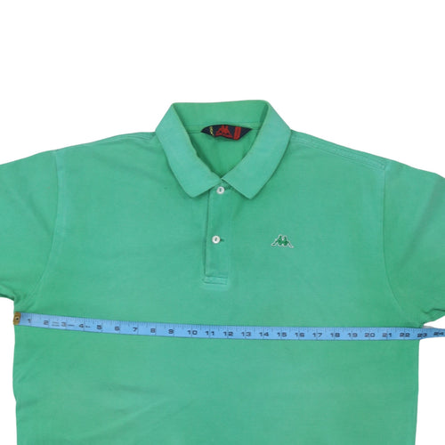 Robe Di Kappa Men's Green Cotton Polo Shirt XL Short Sleeve