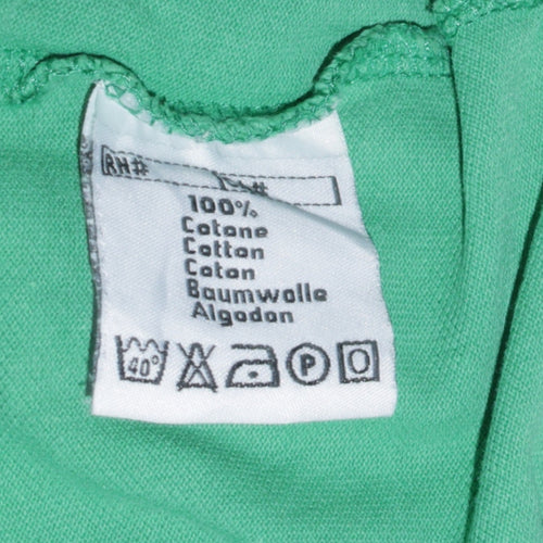 Robe Di Kappa Men's Green Cotton Polo Shirt XL Short Sleeve