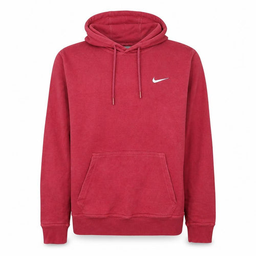 Nike Men's Red Pullover Hoodie Small Fleece Athletic Sportswear