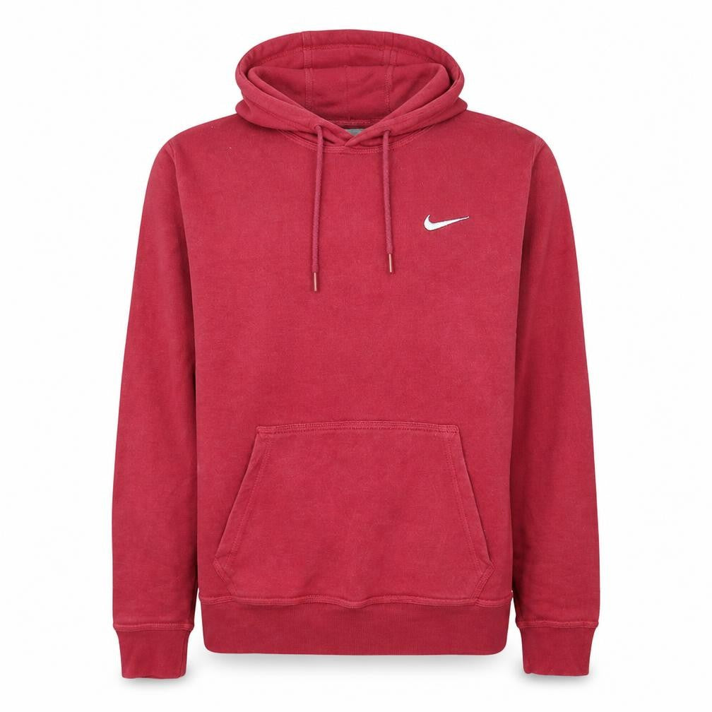 Nike Men's Red Pullover Hoodie Small Fleece Athletic Sportswear