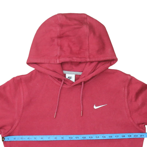 Nike Men's Red Pullover Hoodie Small Fleece Athletic Sportswear