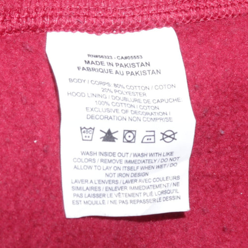 Nike Men's Red Pullover Hoodie Small Fleece Athletic Sportswear