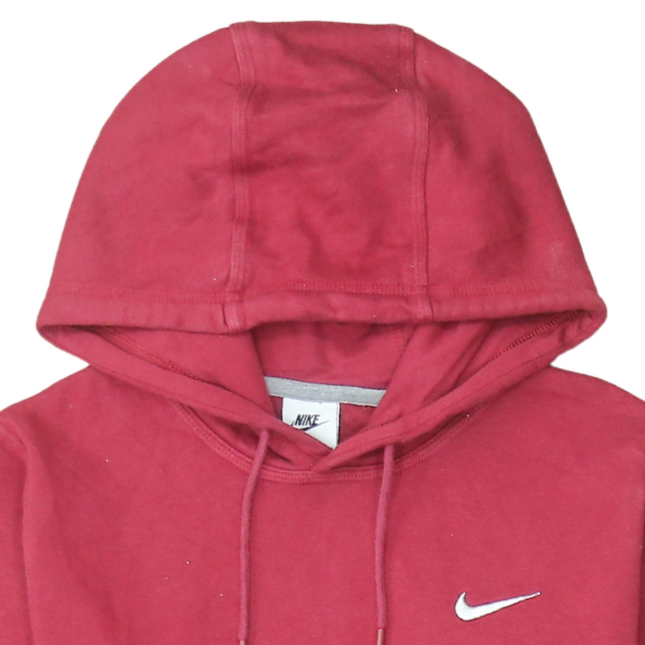 Nike Men's Red Pullover Hoodie Small Fleece Athletic Sportswear