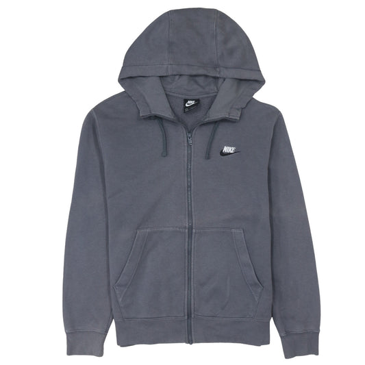 Nike Men's Grey Full Zip Hoodie Small Regular Fit