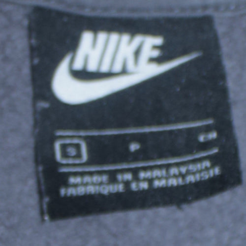 Nike Men's Grey Full Zip Hoodie Small Regular Fit