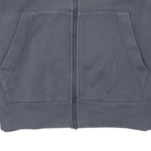 Nike Men's Grey Full Zip Hoodie Small Regular Fit