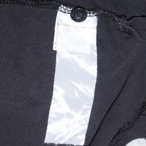 Puma Men's Black Cotton Polo Shirt Size L Short Sleeve Sports Logo