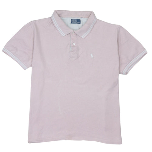 Ralph Lauren Men’s Pink Short Sleeve Polo Shirt XL Cotton