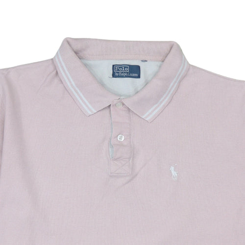 Ralph Lauren Men’s Pink Short Sleeve Polo Shirt XL Cotton