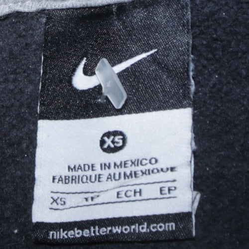 Nike Men's Black XS Pullover Basketball Hoodie Fleece