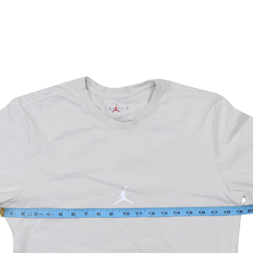 Nike Jordan Men's Beige Graphic Print T-Shirt Size M