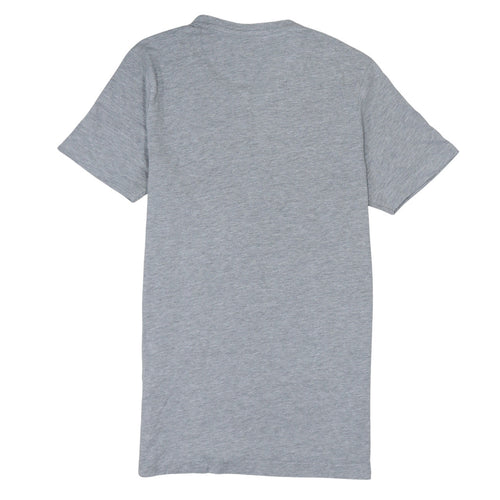 Champion Men's Grey Cotton Crew Neck Short Sleeve T-Shirt M