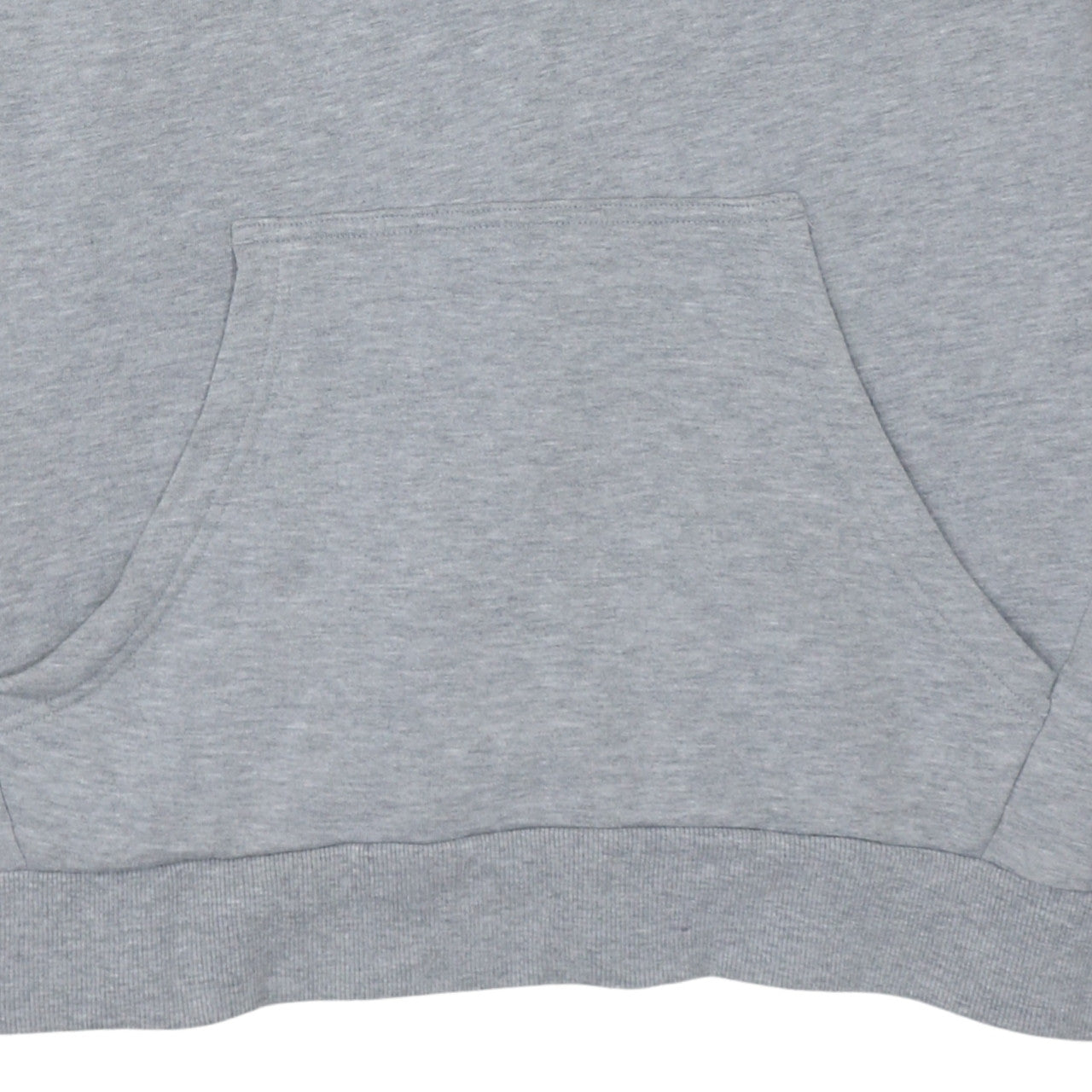 Adidas Men's Grey XL Pullover Hoodie with Blue Logo