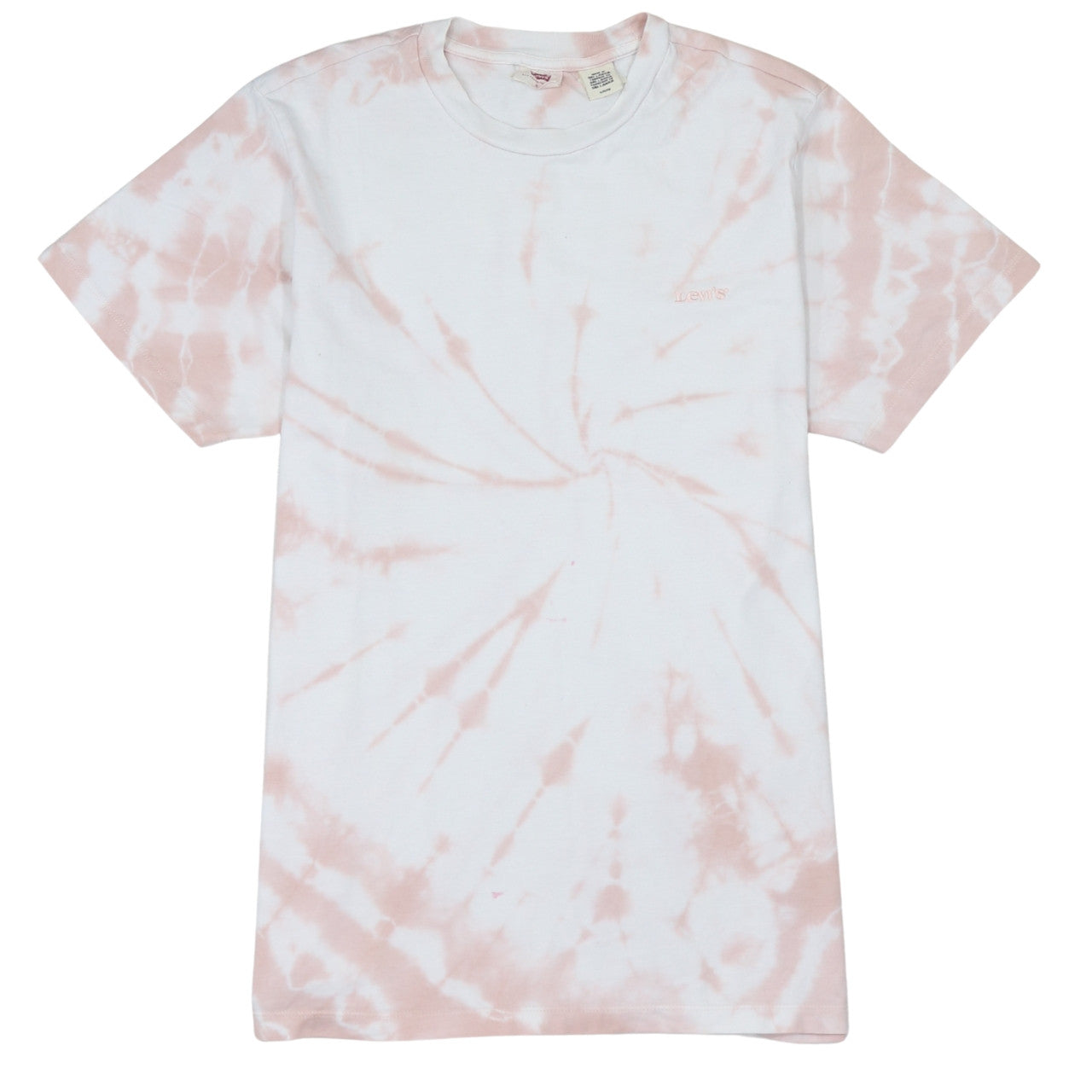 Levi's Men's Pink Tie-Dye Cotton Crew Neck T-Shirt Size S