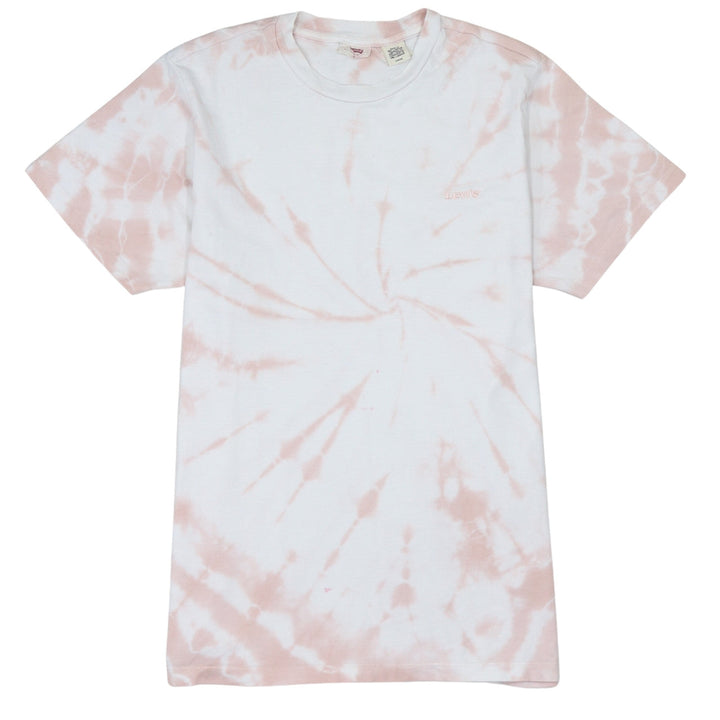 Levi's Men's Pink Tie-Dye Cotton Crew Neck T-Shirt Size S