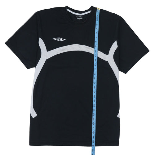 Umbro Men's Black Short Sleeve Sports T-Shirt Size L