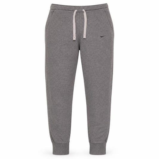 Front view of Nike Men's Grey Dri-FIT Jogger Sweatpants, size S, Activewear
