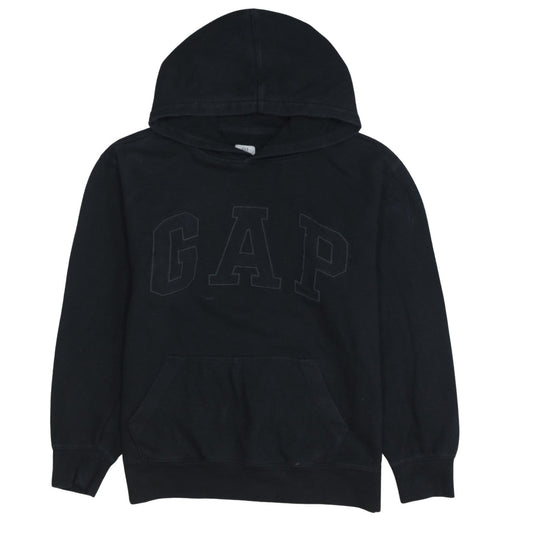GAP Kids Boys Black XXL Pullover Hoodie Cotton Blend Casual Sweatshirt
