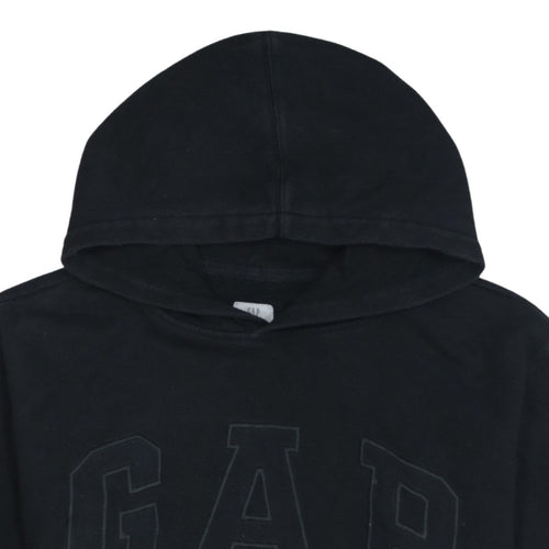 GAP Kids Boys Black XXL Pullover Hoodie Cotton Blend Casual Sweatshirt