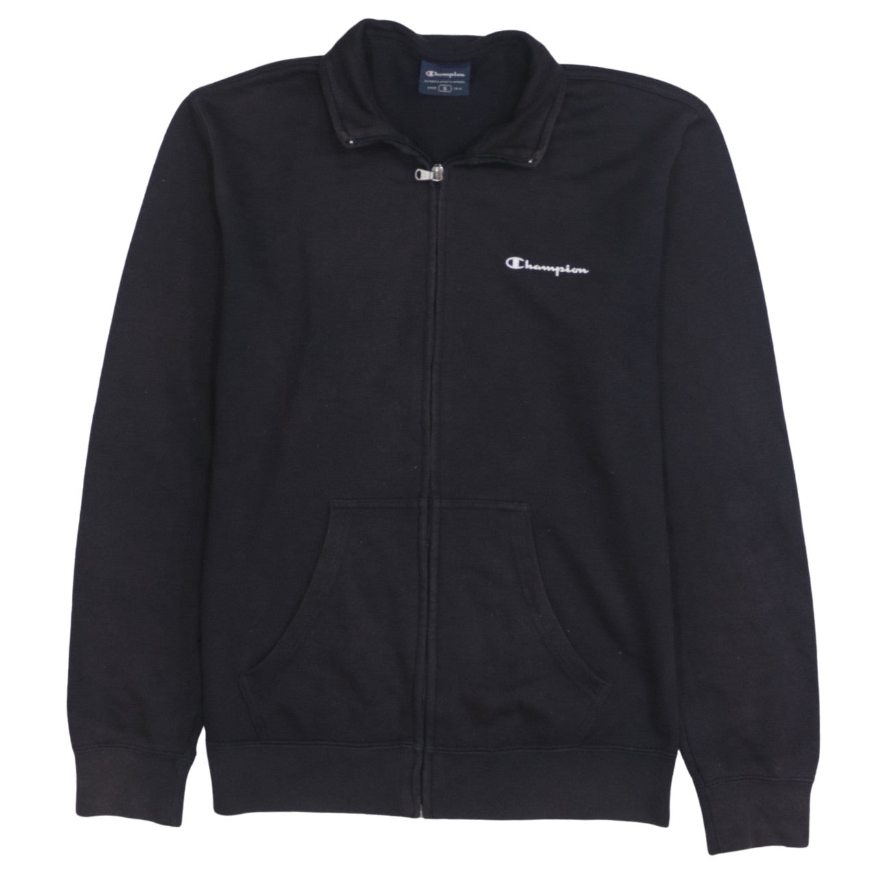 Champion Men's Black Full Zip Sweatshirt Size S