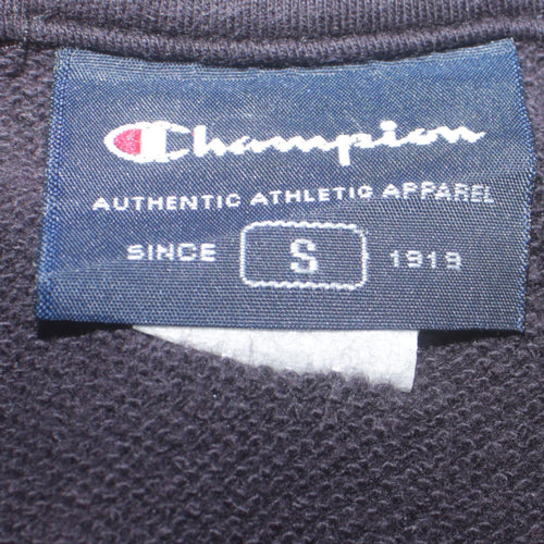 Champion Men's Black Full Zip Sweatshirt Size S