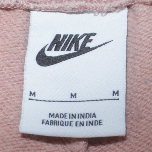 Nike Women's Beige Jogger Sweatpants M Fleece Cotton-Blend Trousers