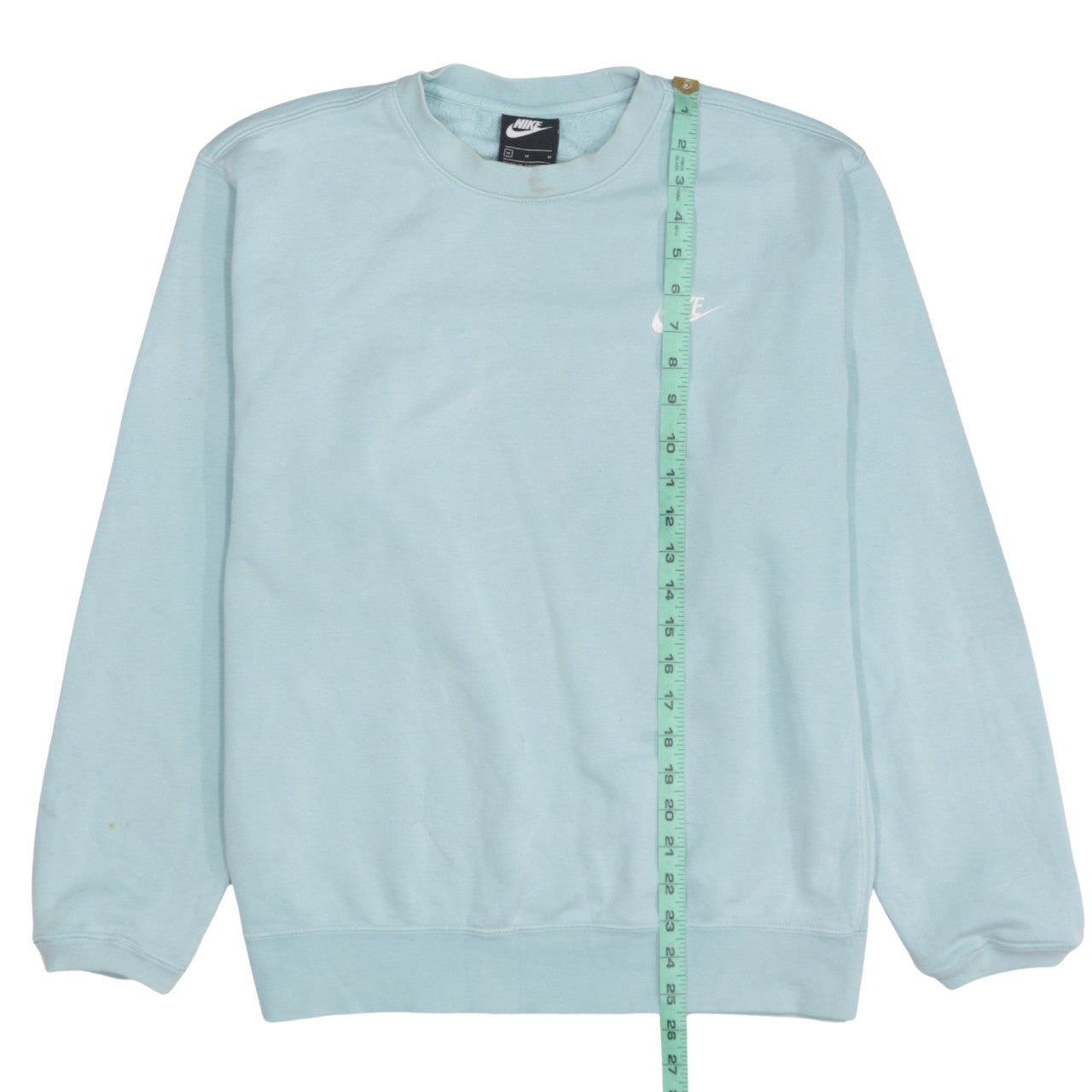 Nike Women’s Blue Crew Neck Pullover Sweatshirt M Cotton Blend