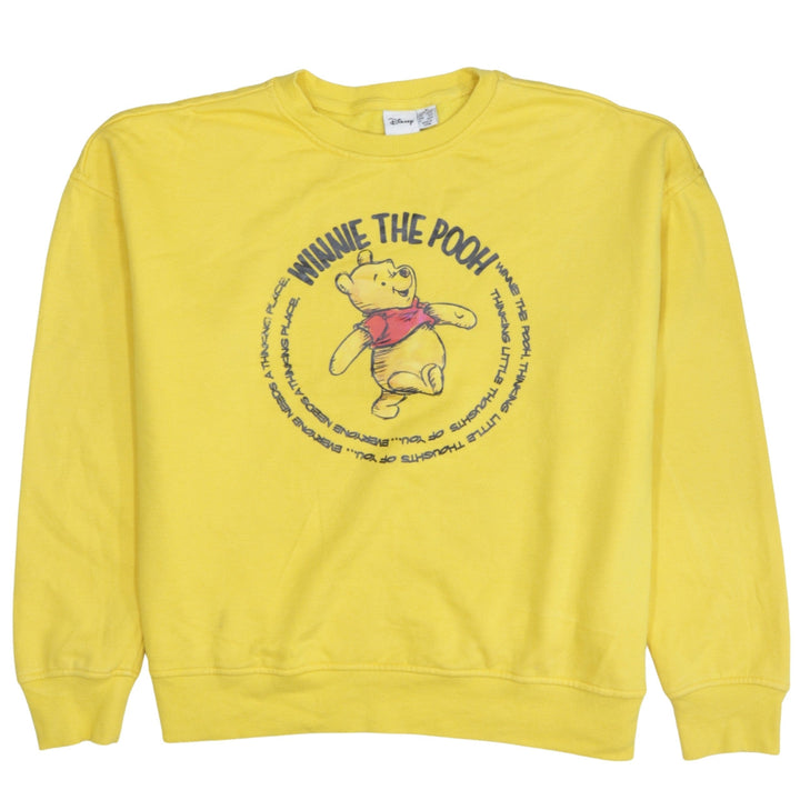 Disney Winnie the Pooh Yellow Sweatshirt Primark Women M 12/14