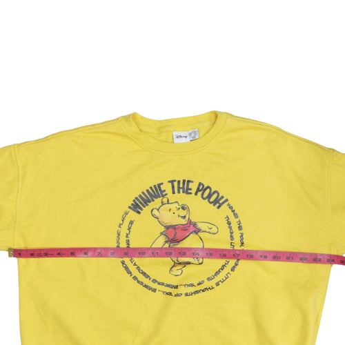 Disney Winnie the Pooh Yellow Sweatshirt Primark Women M 12/14